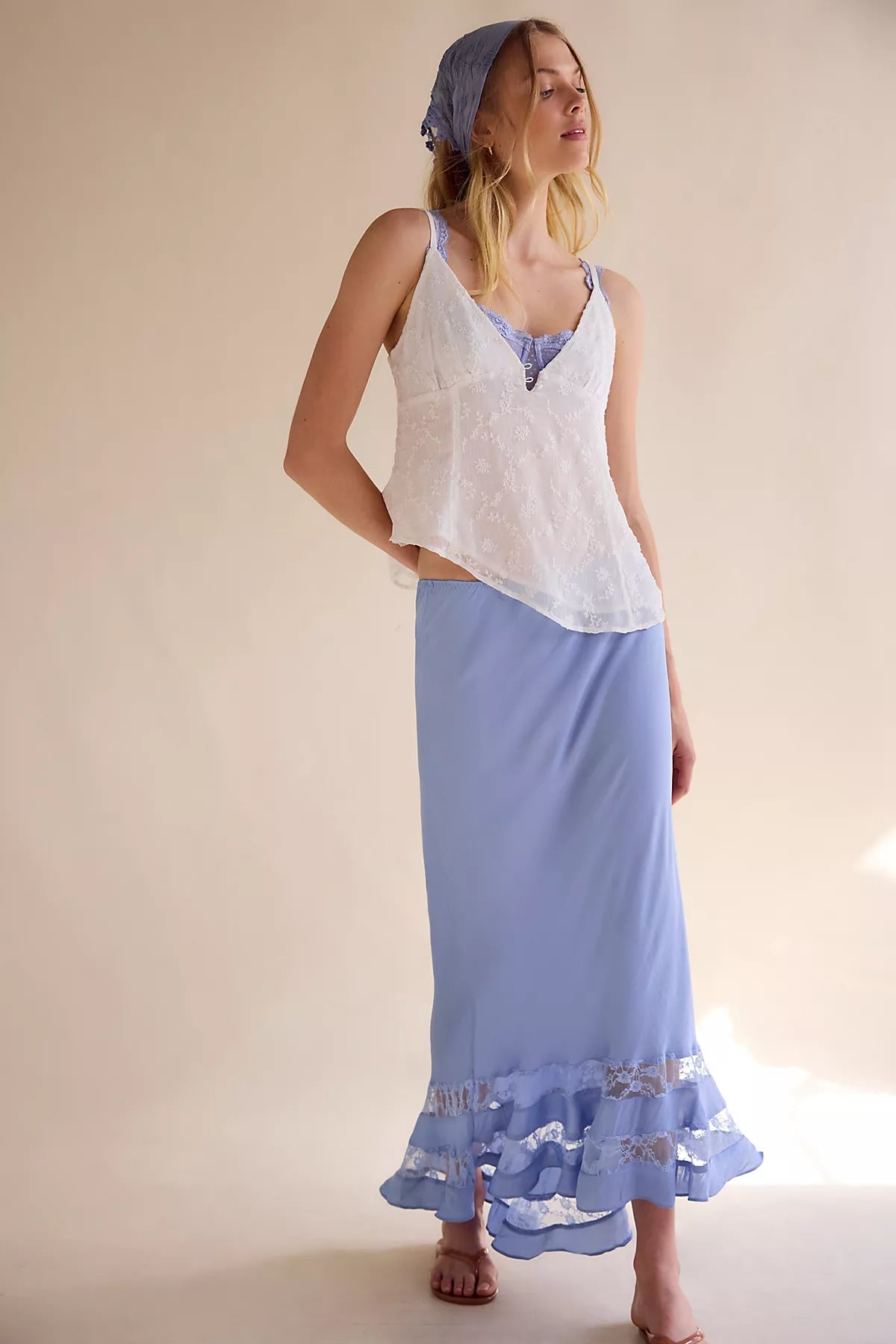 Long Lost Lover Maxi Slip Skirt