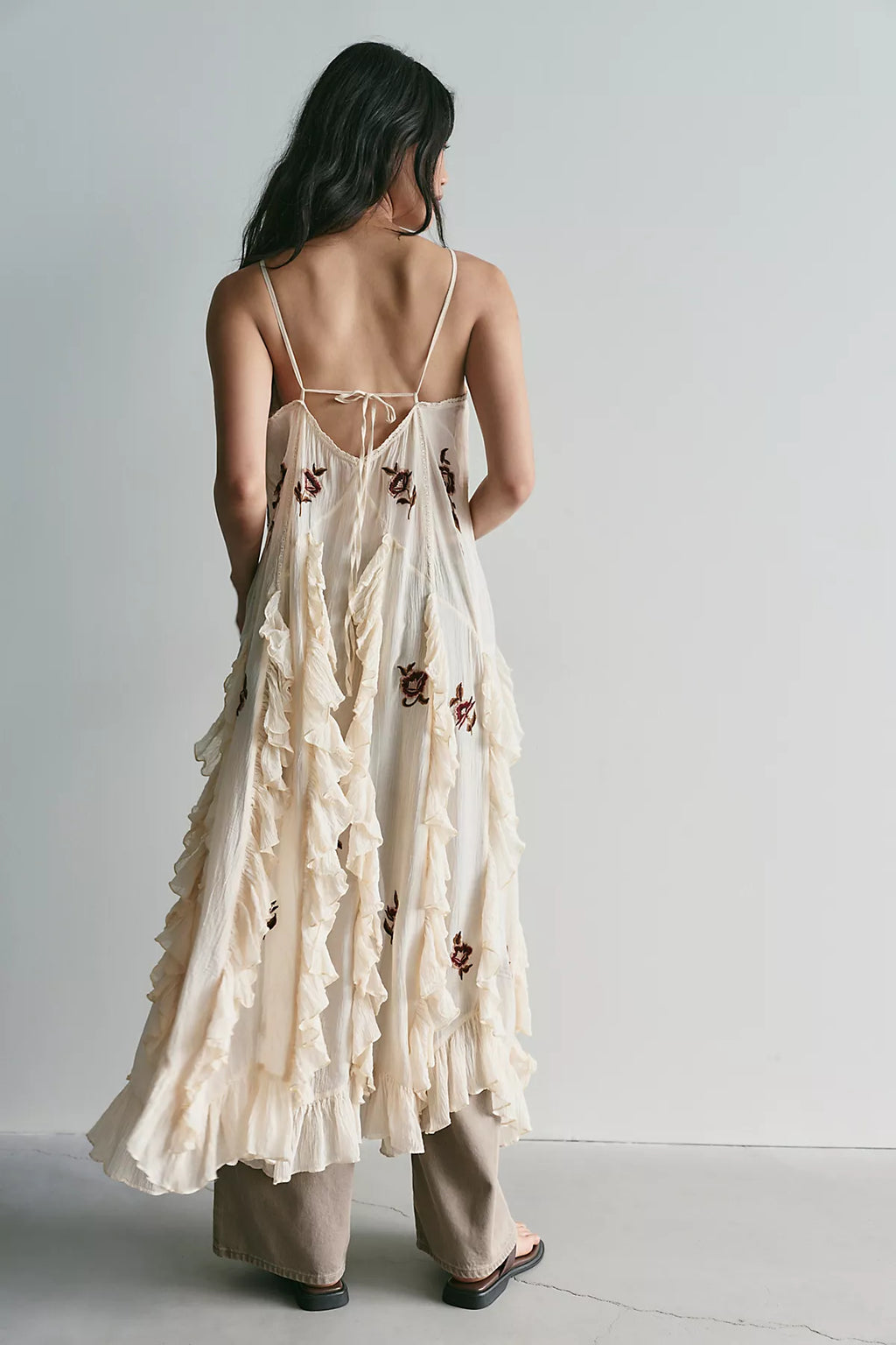 Rosa Embroidered Maxi Top