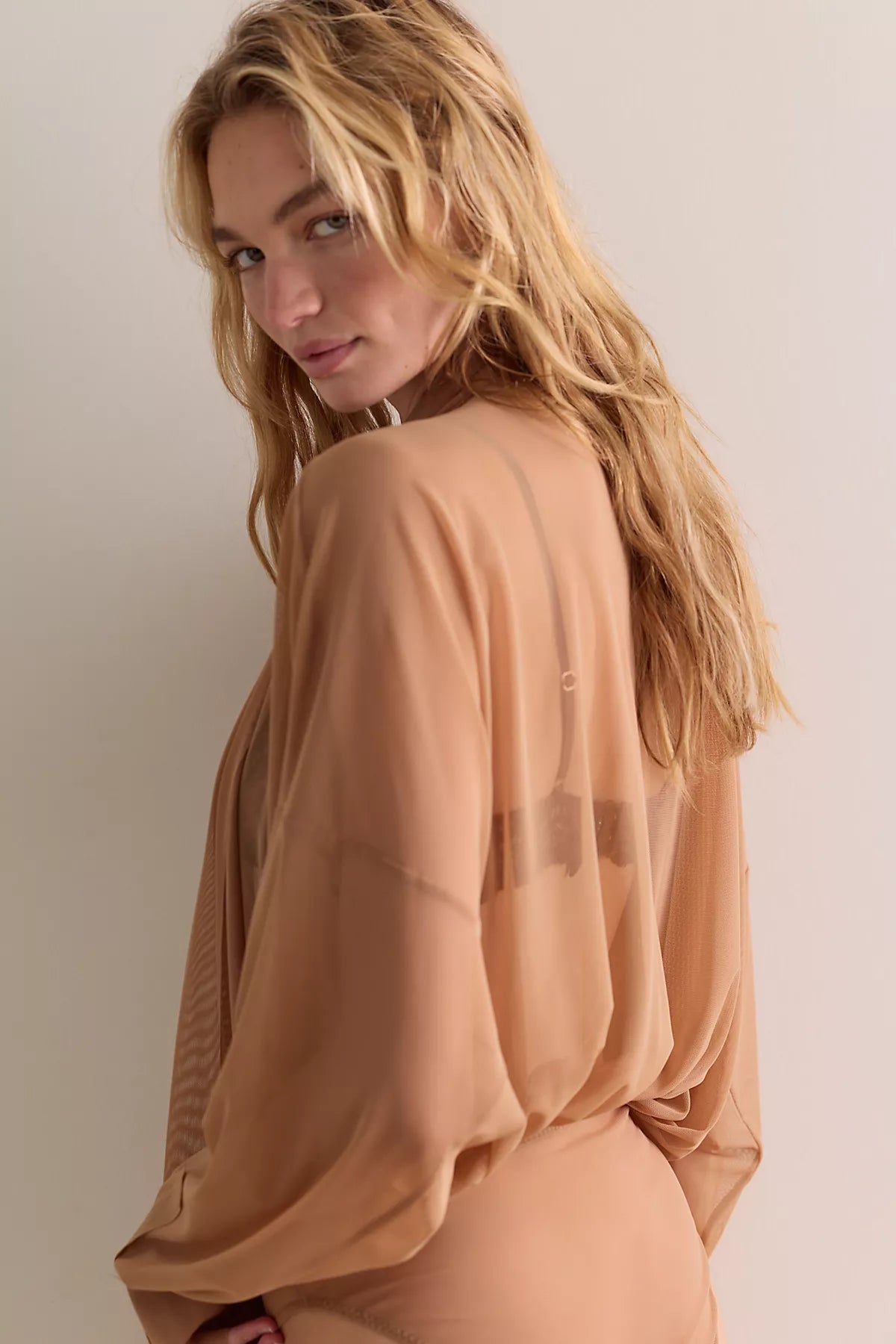 Norma Kamali Oversized Shirt Bodysuit