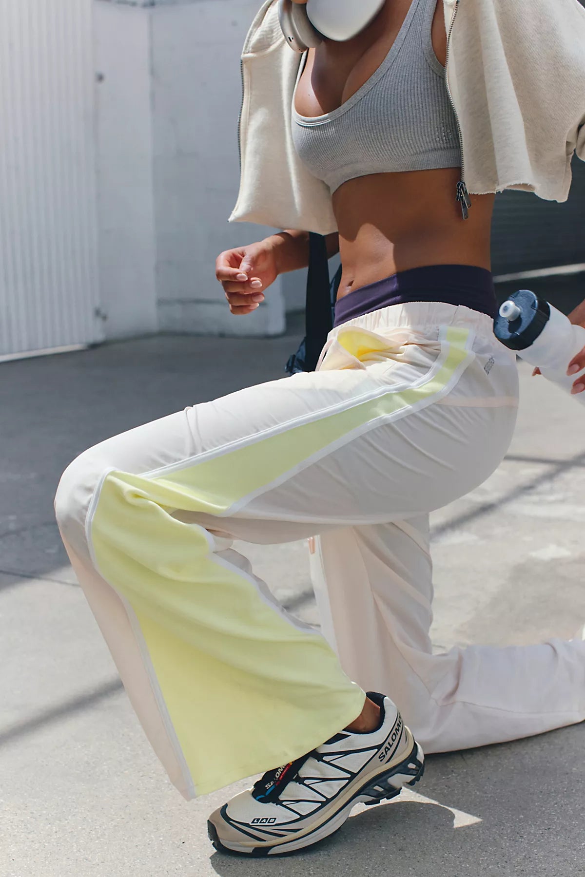 Retro Rider Fleece-Paneled Pants