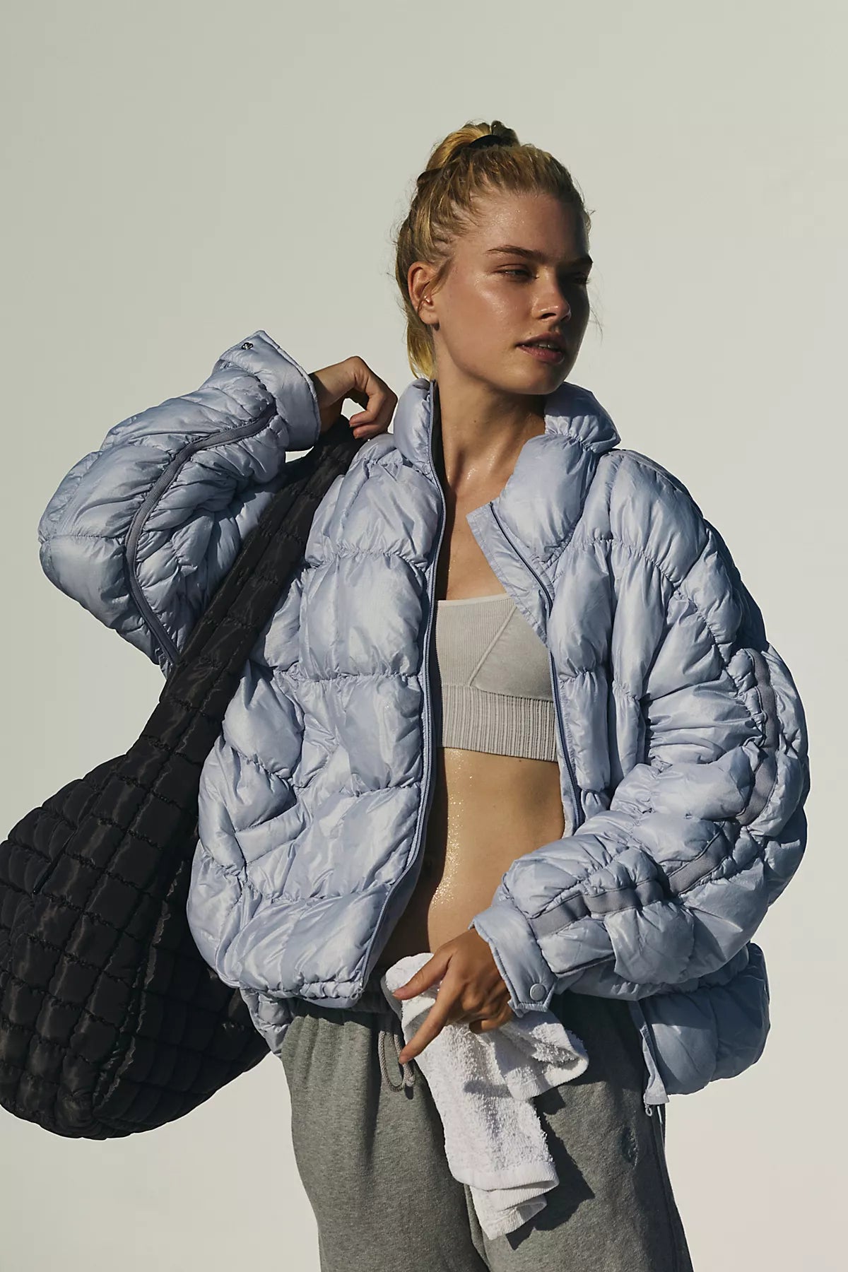 Pippa Scrunchy Glossy Packable Puffer Jacket