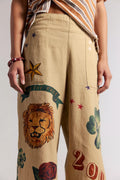 We The Free Breezy Printed Denim Pull-On Jeans