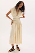 Swimming Across The Sky Midi Dress