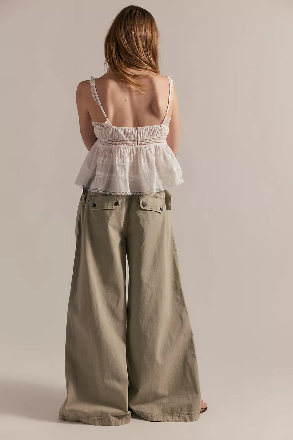 Julien Wide-Leg Chino Trousers