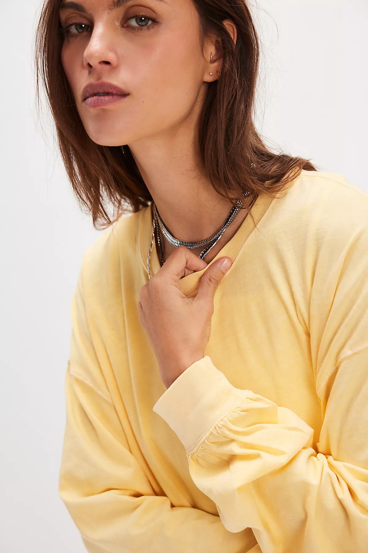 We The Free Perfect Oversized Long Sleeve Top