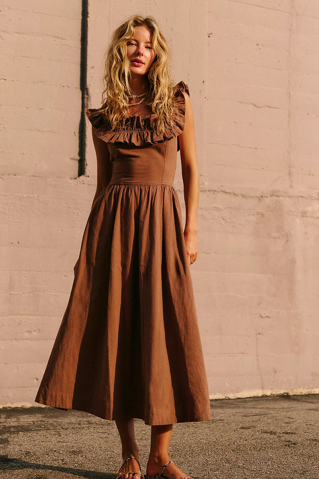 Ruffle It Up Midi Dress