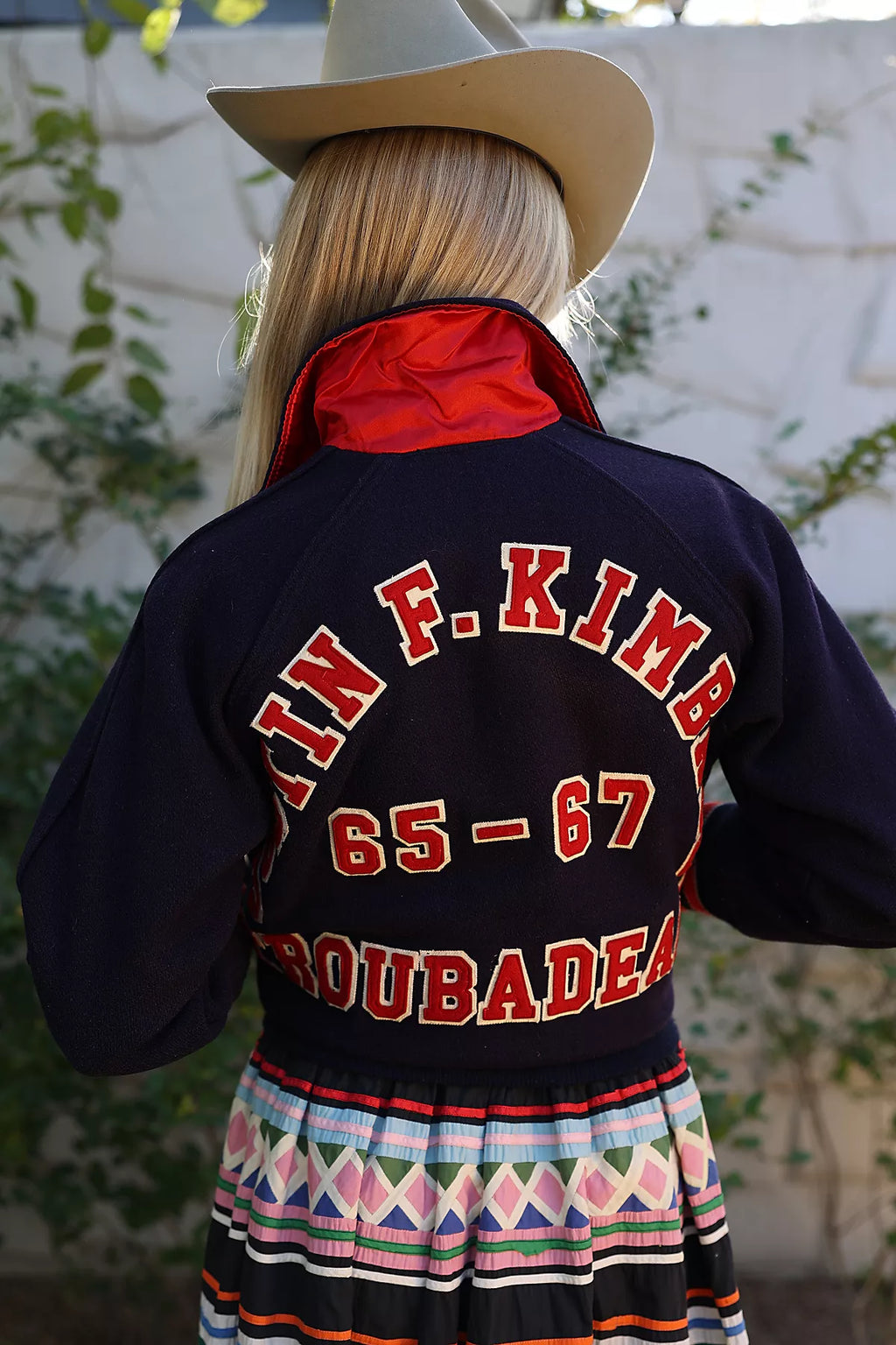 Vintage Speedline Varsity Jacket by Lauren Owen of Texas