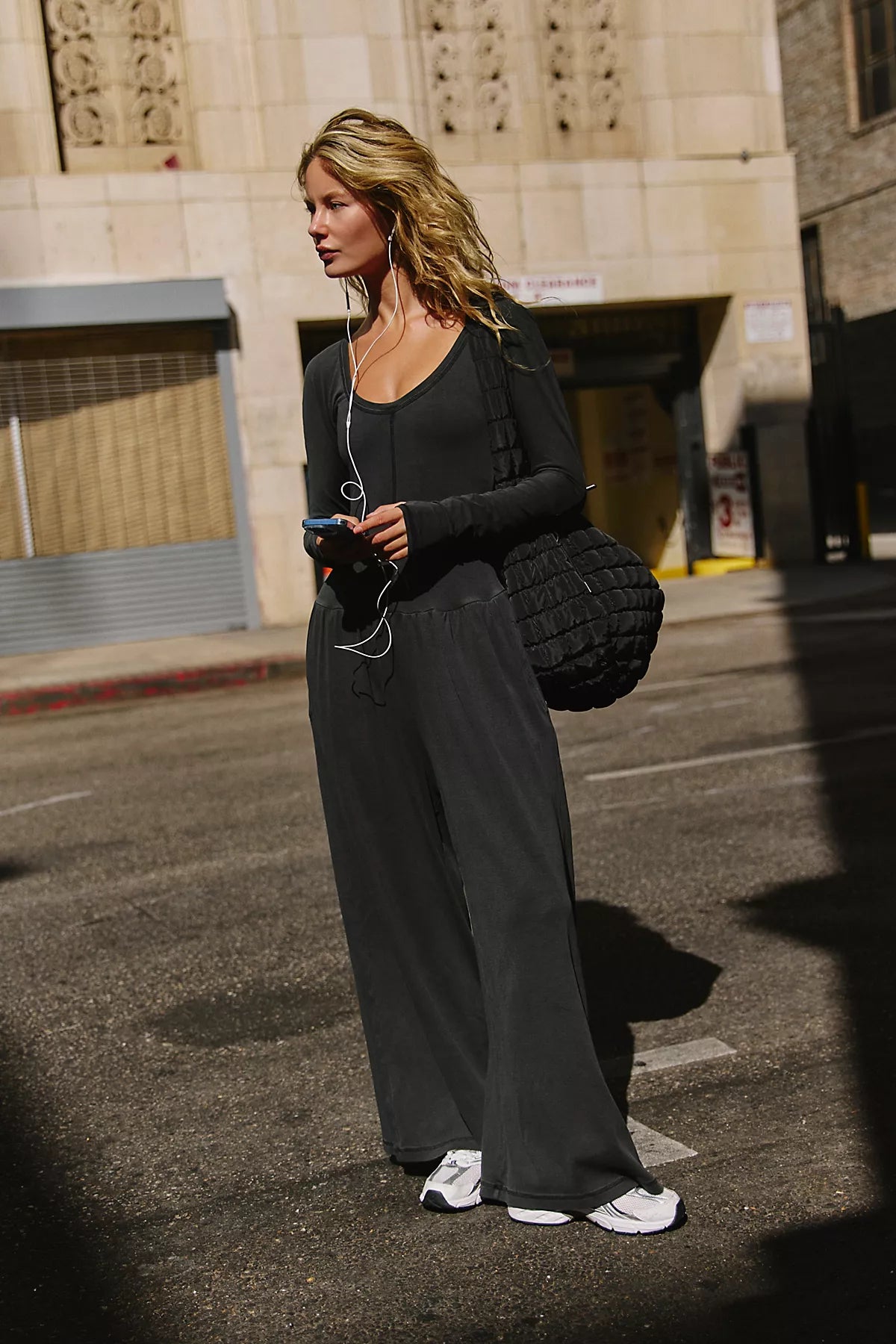 Hot Shot Wide-Leg Onesie