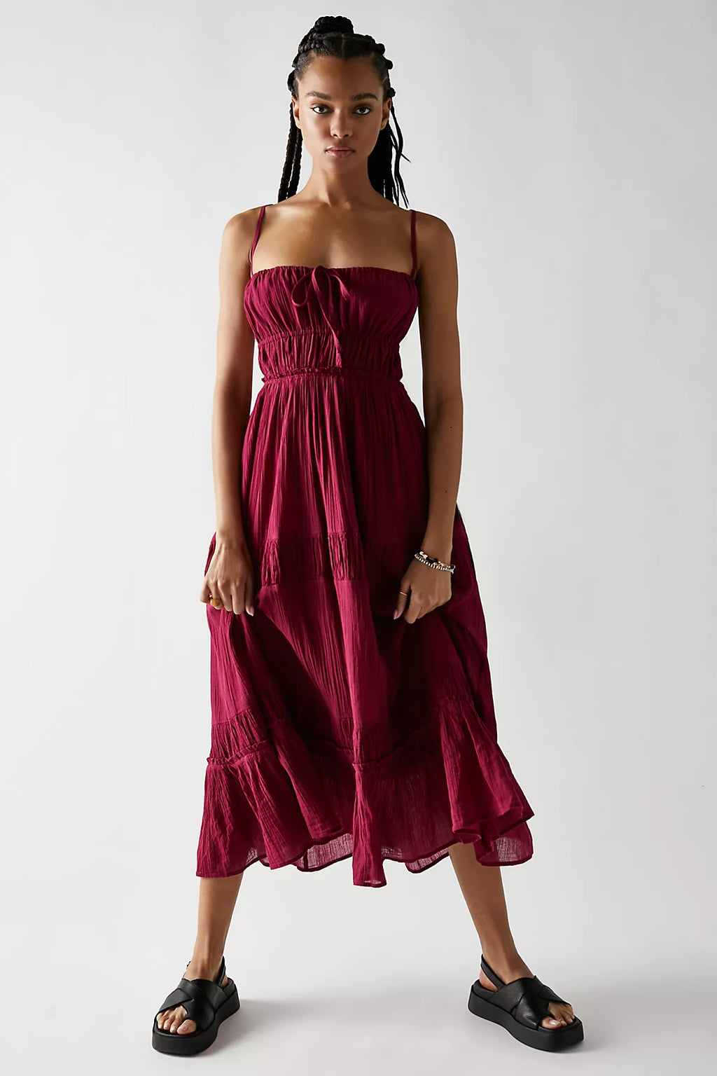 Taking Sides Maxi Dress