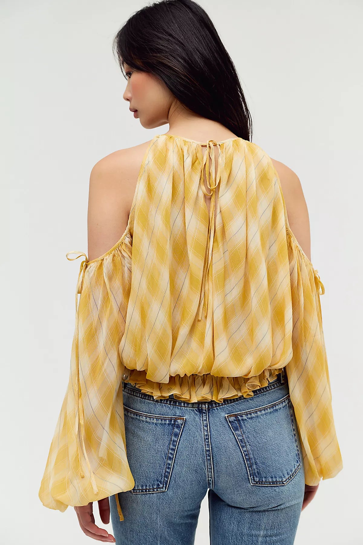 Ronny Kobo Kiera Cold-Shoulder Top