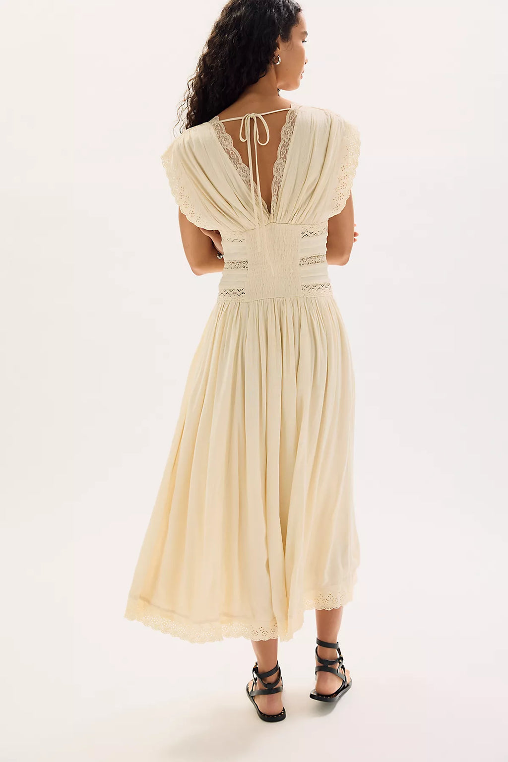 Swimming Across The Sky Midi Dress