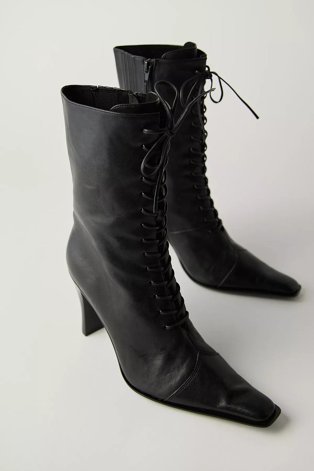 Sweet Talker Lace-Up Boots