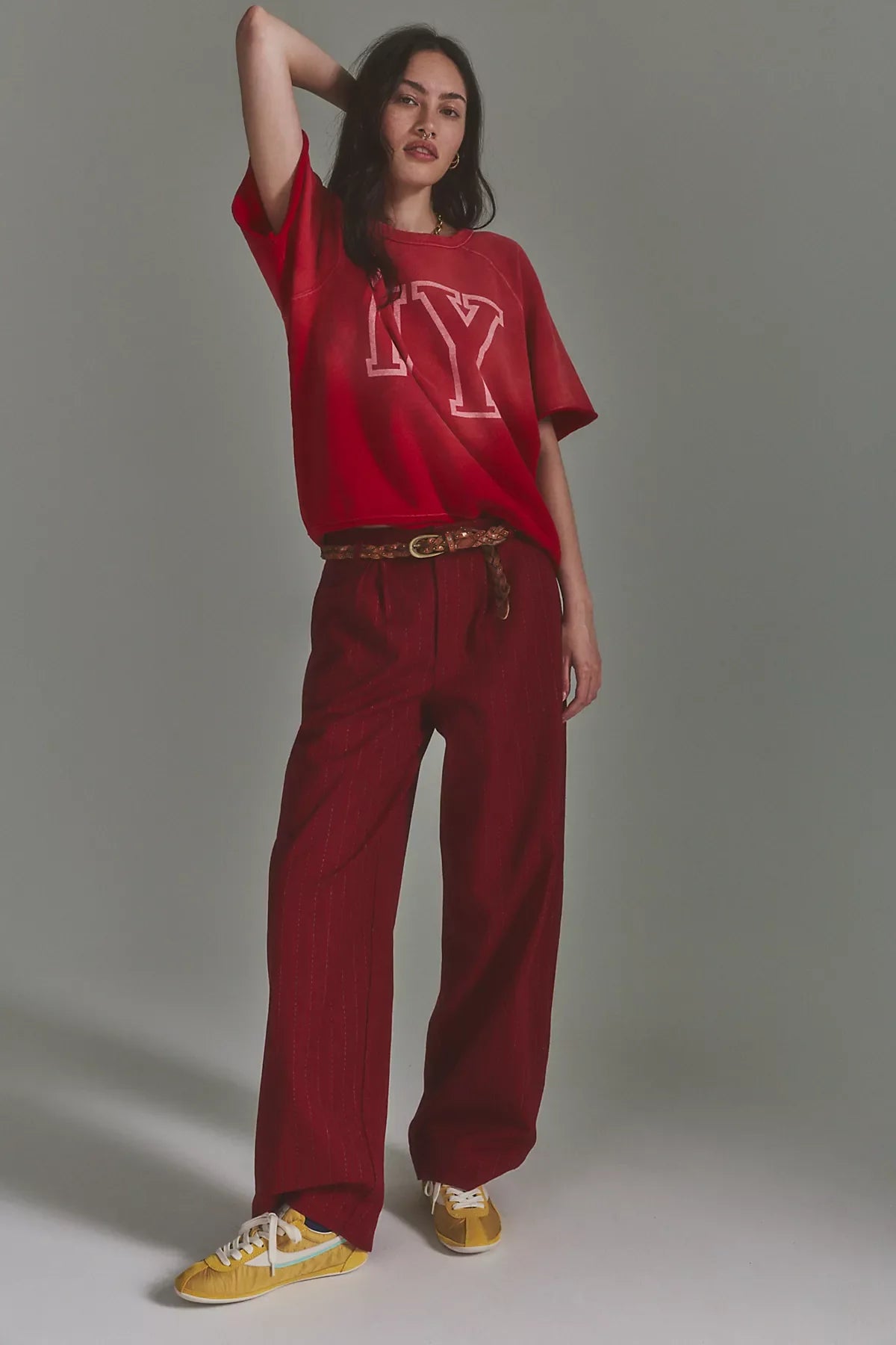 Sketchy Pinstripe Trousers