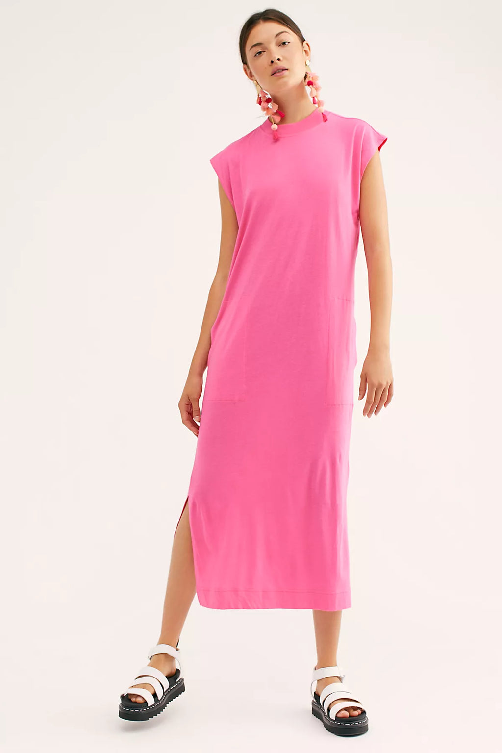 All Day Long Midi T-Shirt Dress