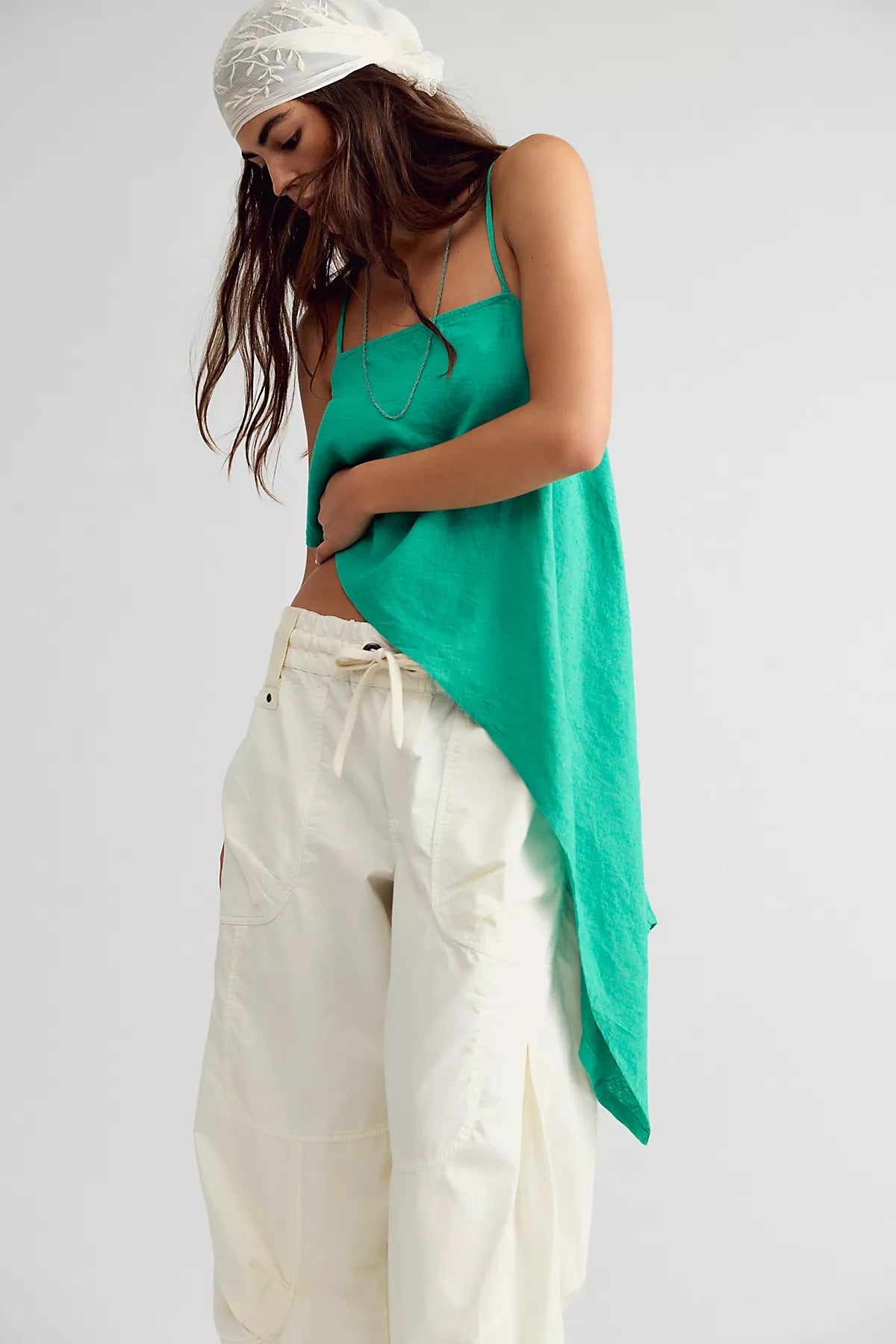 Sandshell Linen Delia Top