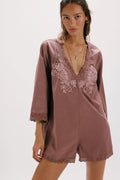 Cawley Embroidered Romper