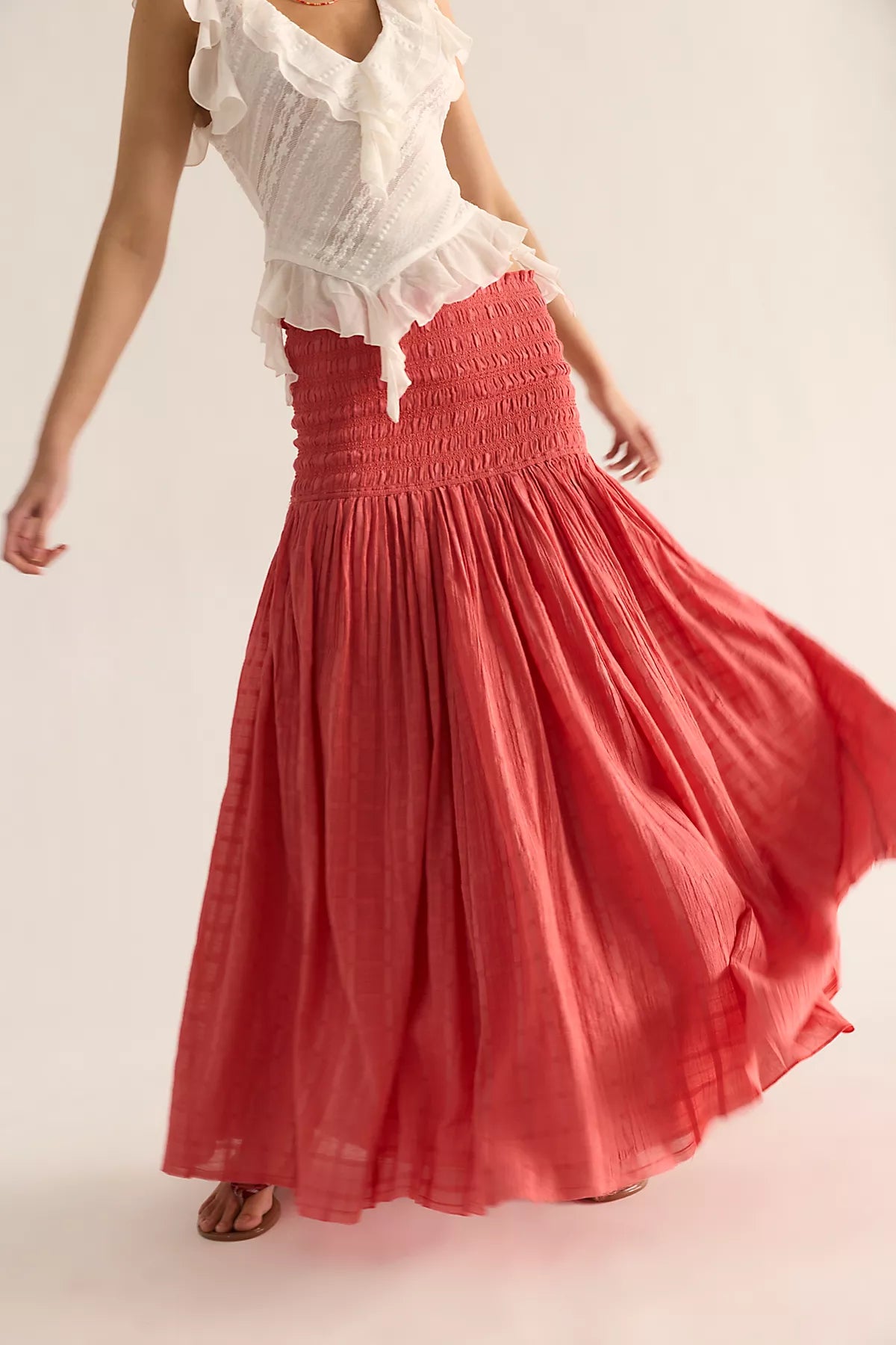 Raven Solid Convertible Maxi Skirt