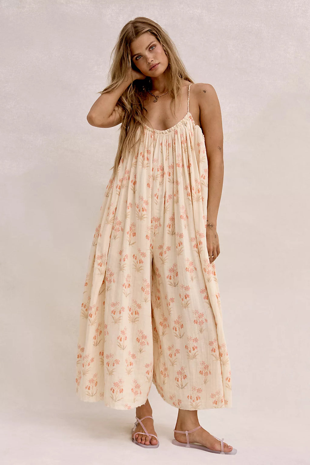Raffia Blooms Printed Jumpsuit