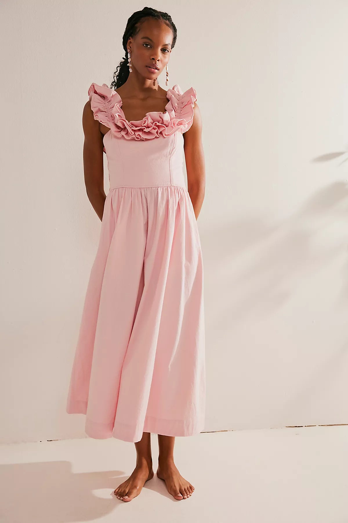 Ruffle It Up Midi Dress