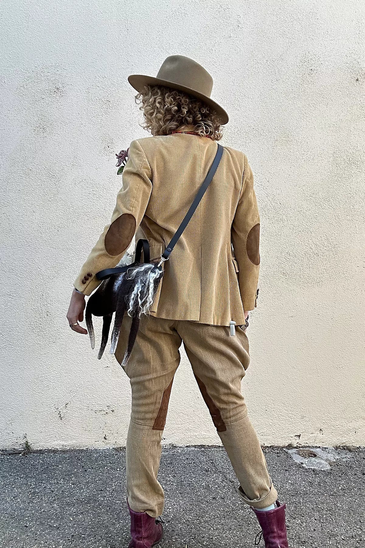 Vintage Antique Taupe Jodhpurs Selected by The Curatorial Dept.