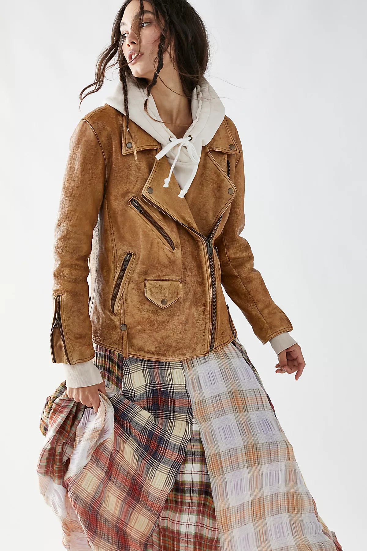 We The Free Jealousy Leather Moto Jacket