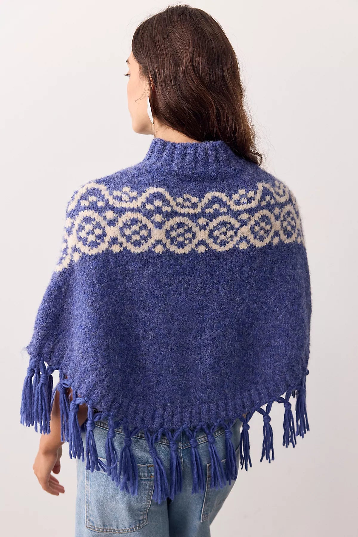 Emma Printed Poncho