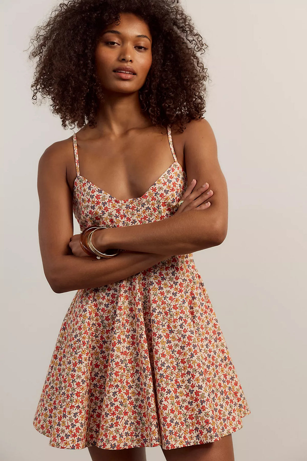 Tan Lines Printed Mini Dress