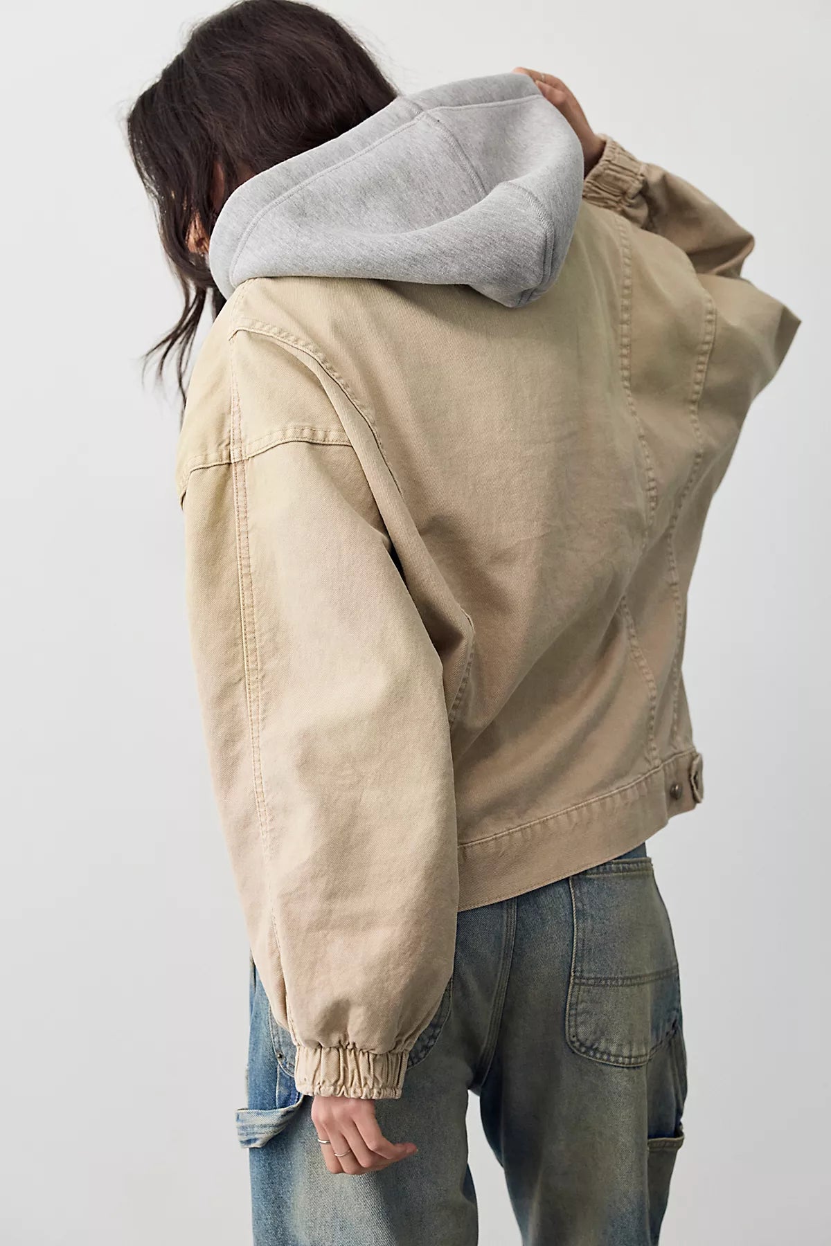 We The Free Iggy Hooded Denim Jacket