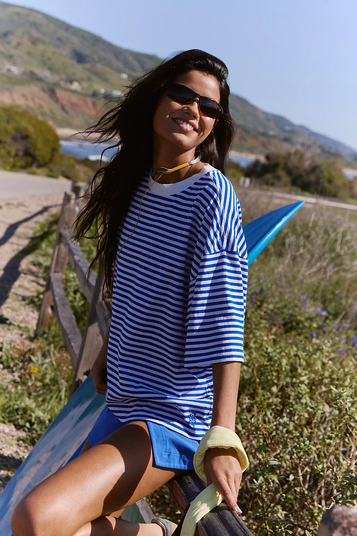 Tackle Court Stripe Tee