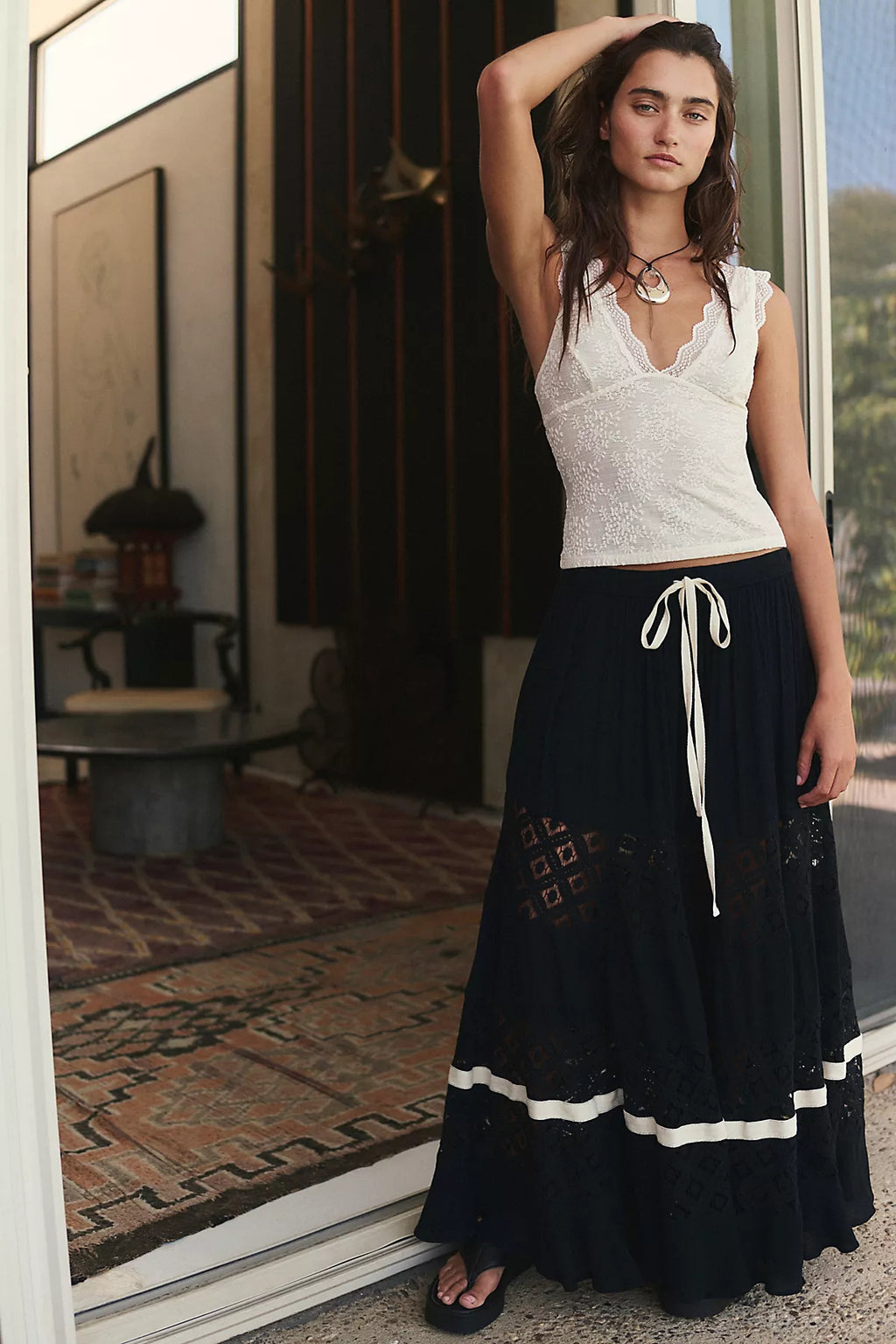 Swept Away Maxi Skirt