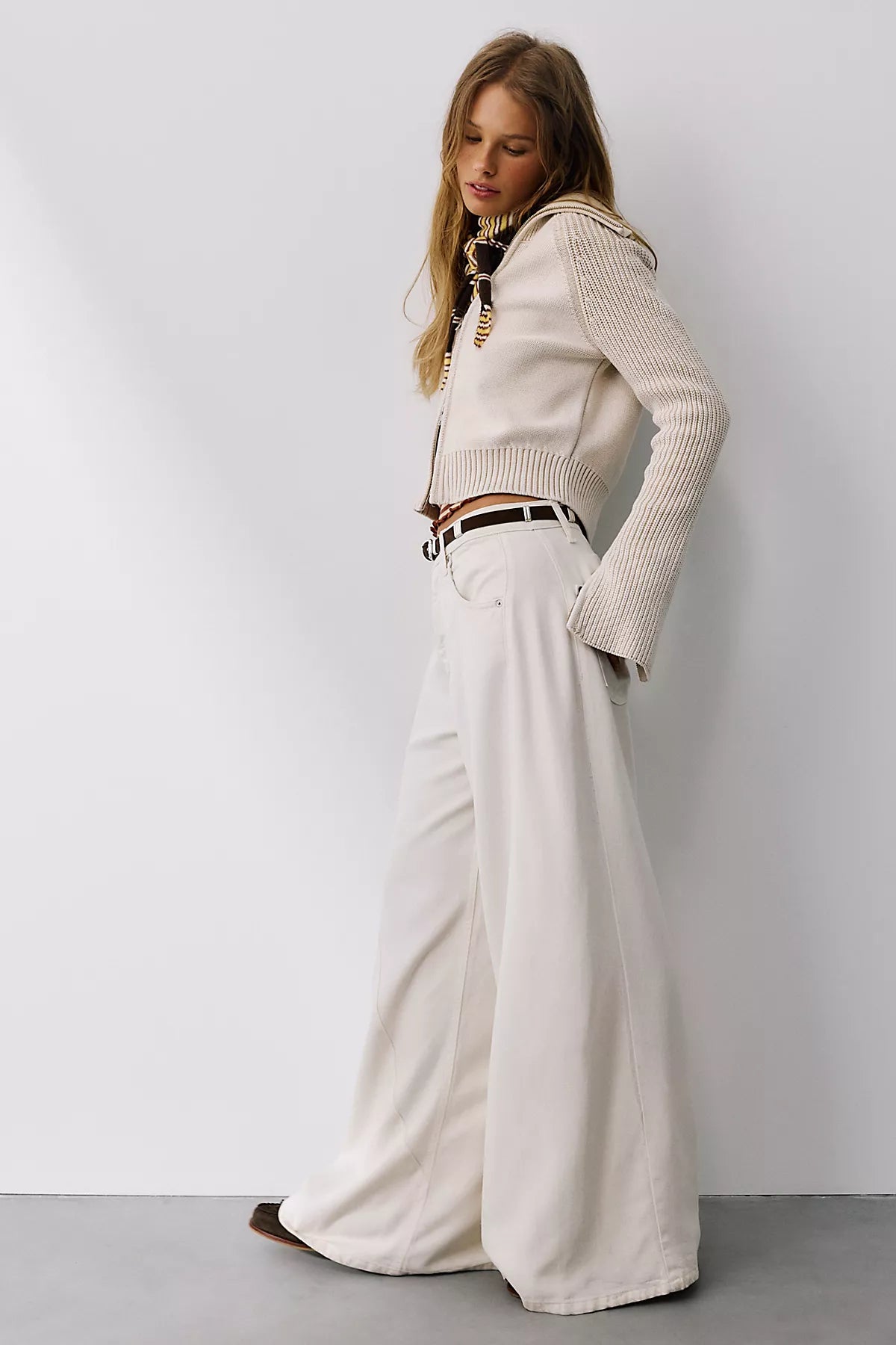 We The Free Haven Twisted Wide-Leg Jeans