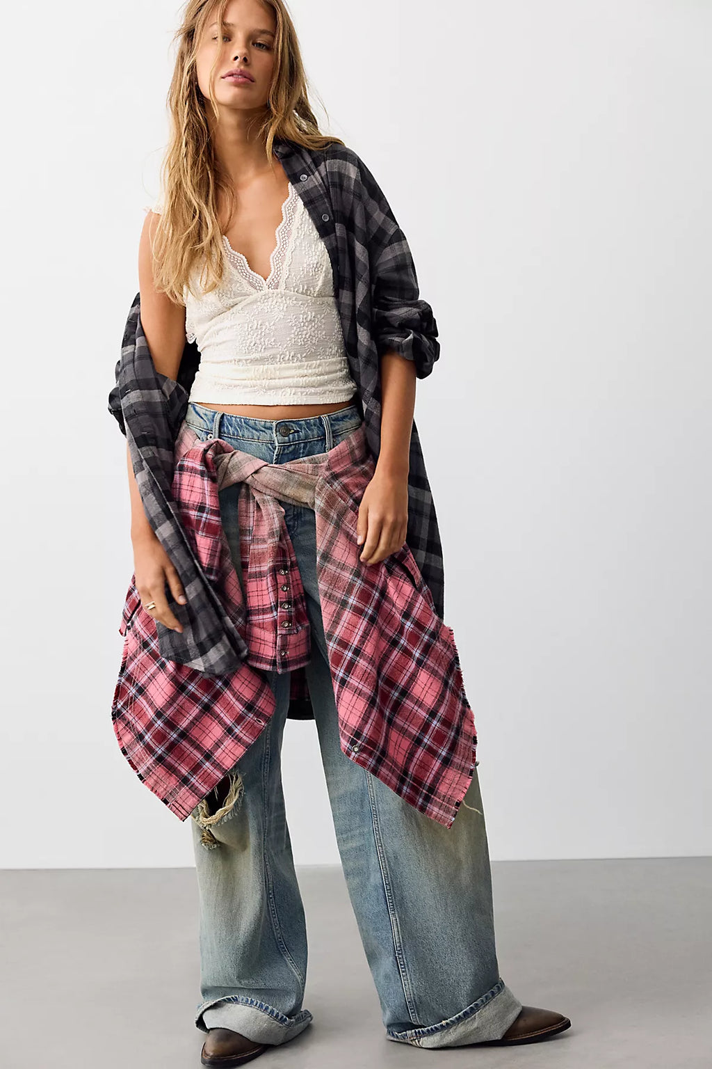 We The Free Selene Oversized Flannel