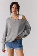 Parker Off-The-Shoulder Pullover