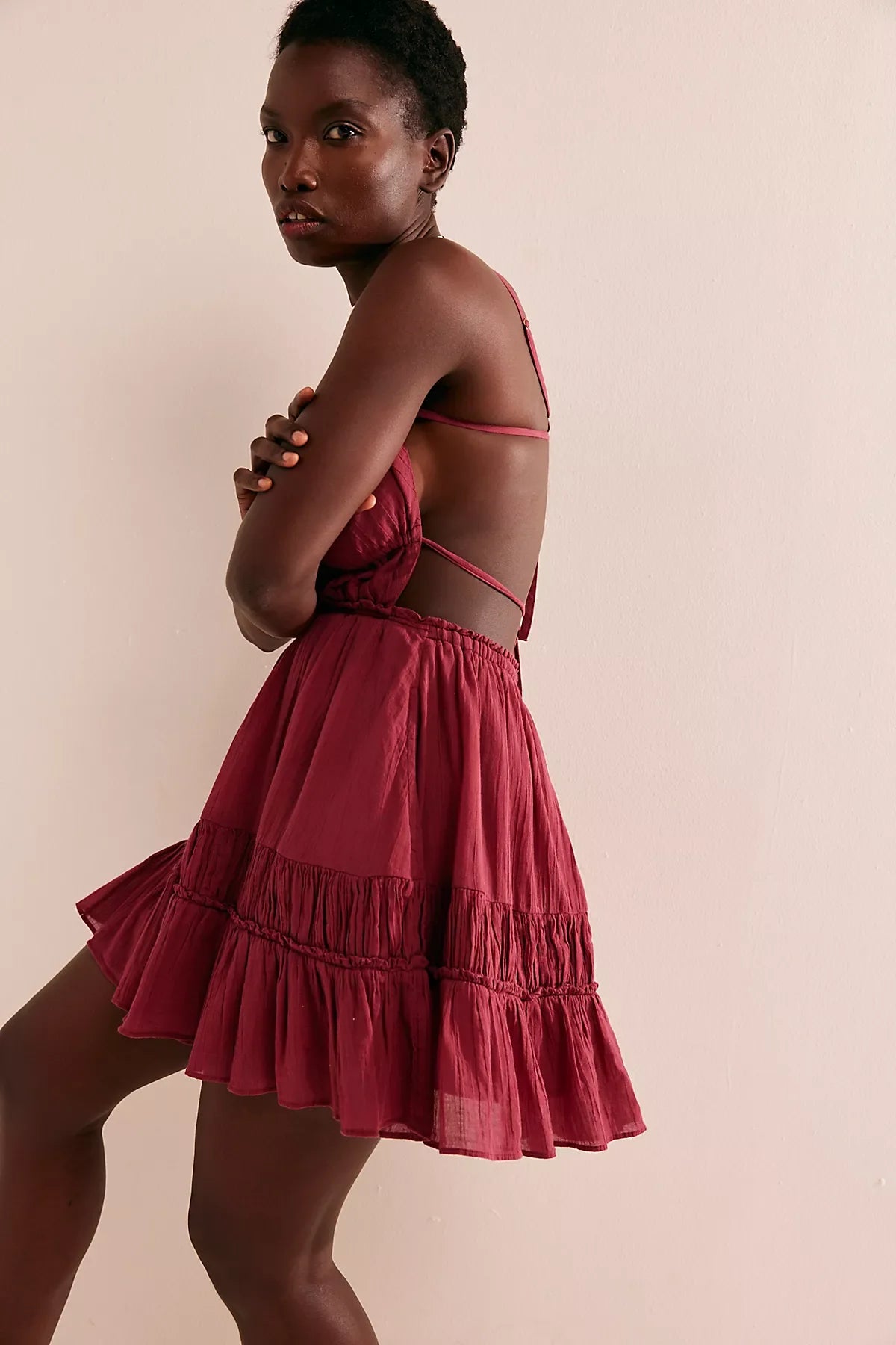 Taking Sides Mini Dress