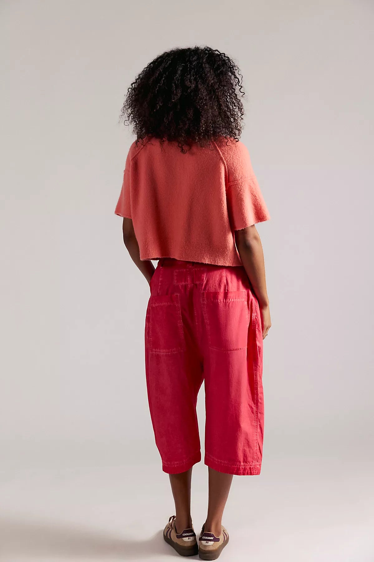 Sundry Cropped Harem Pants