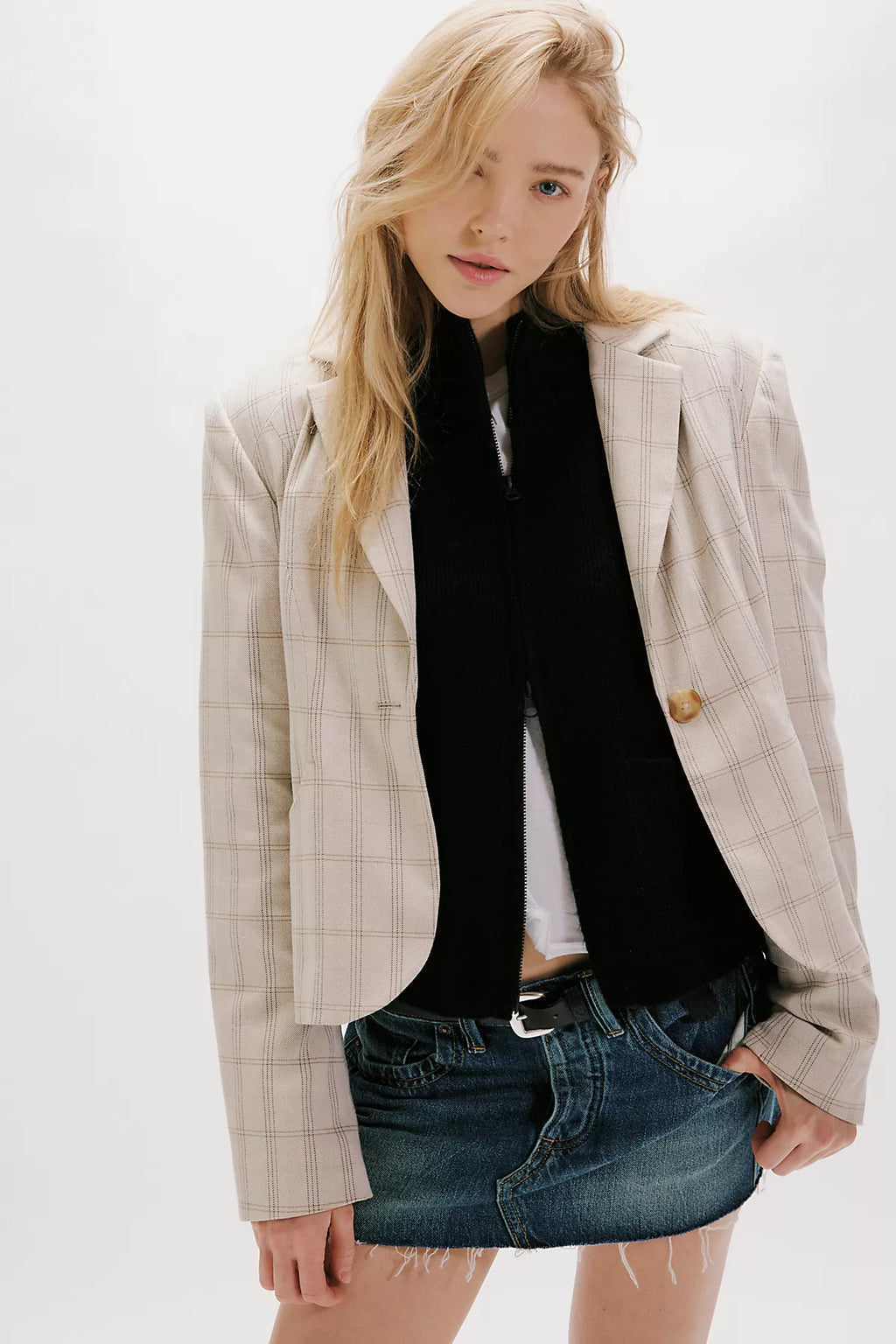 We The Free On It Zip-Up Cardigan