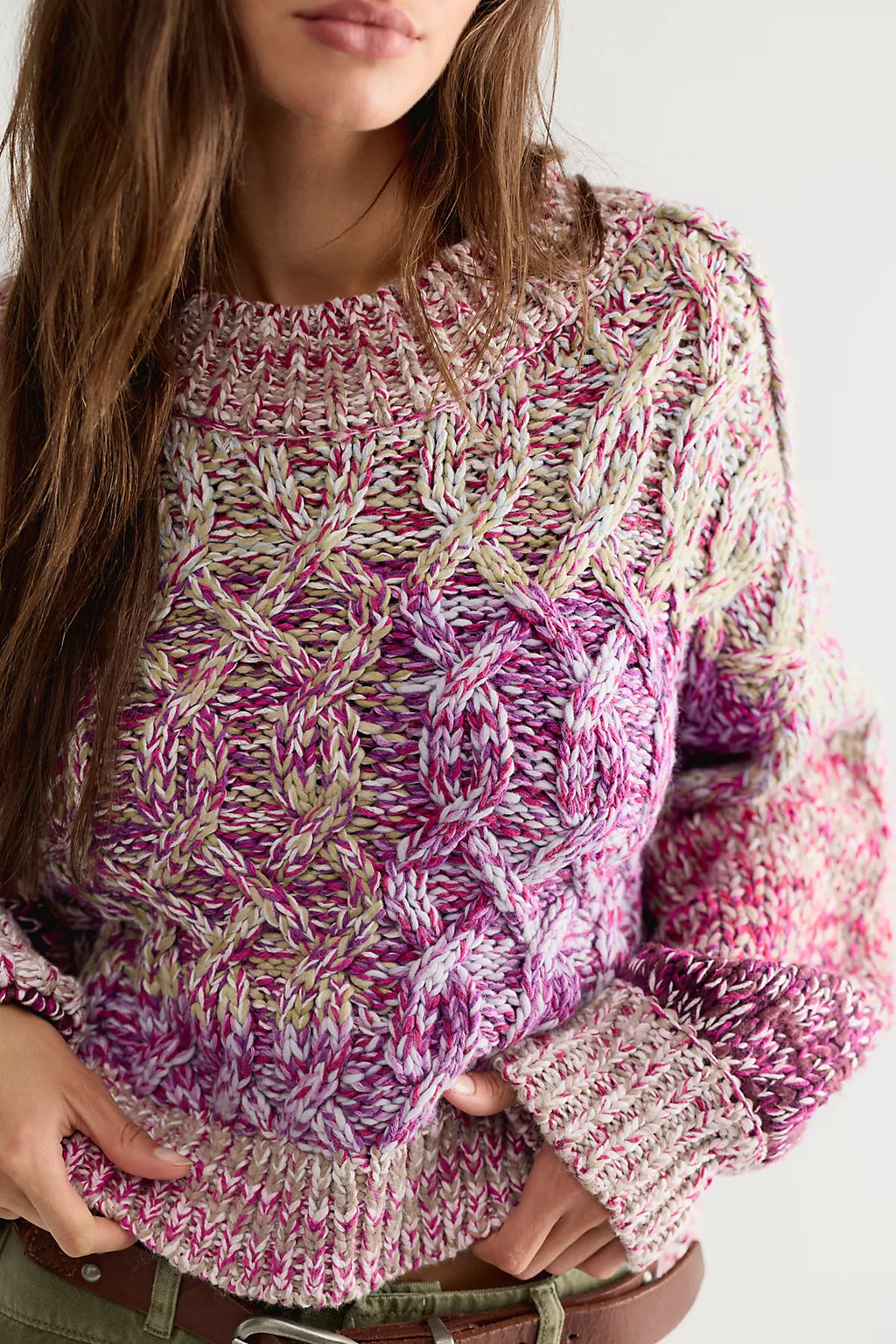 Opal Multicolored Marled Sweater