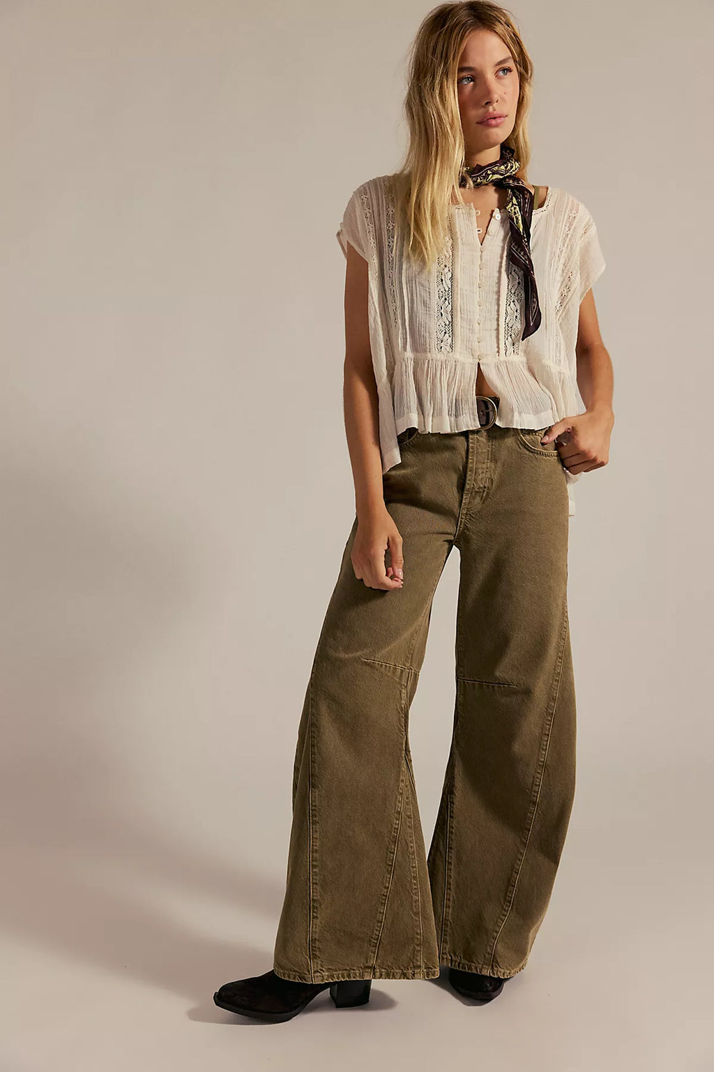 We The Free Eden High Slouchy Flare Jeans