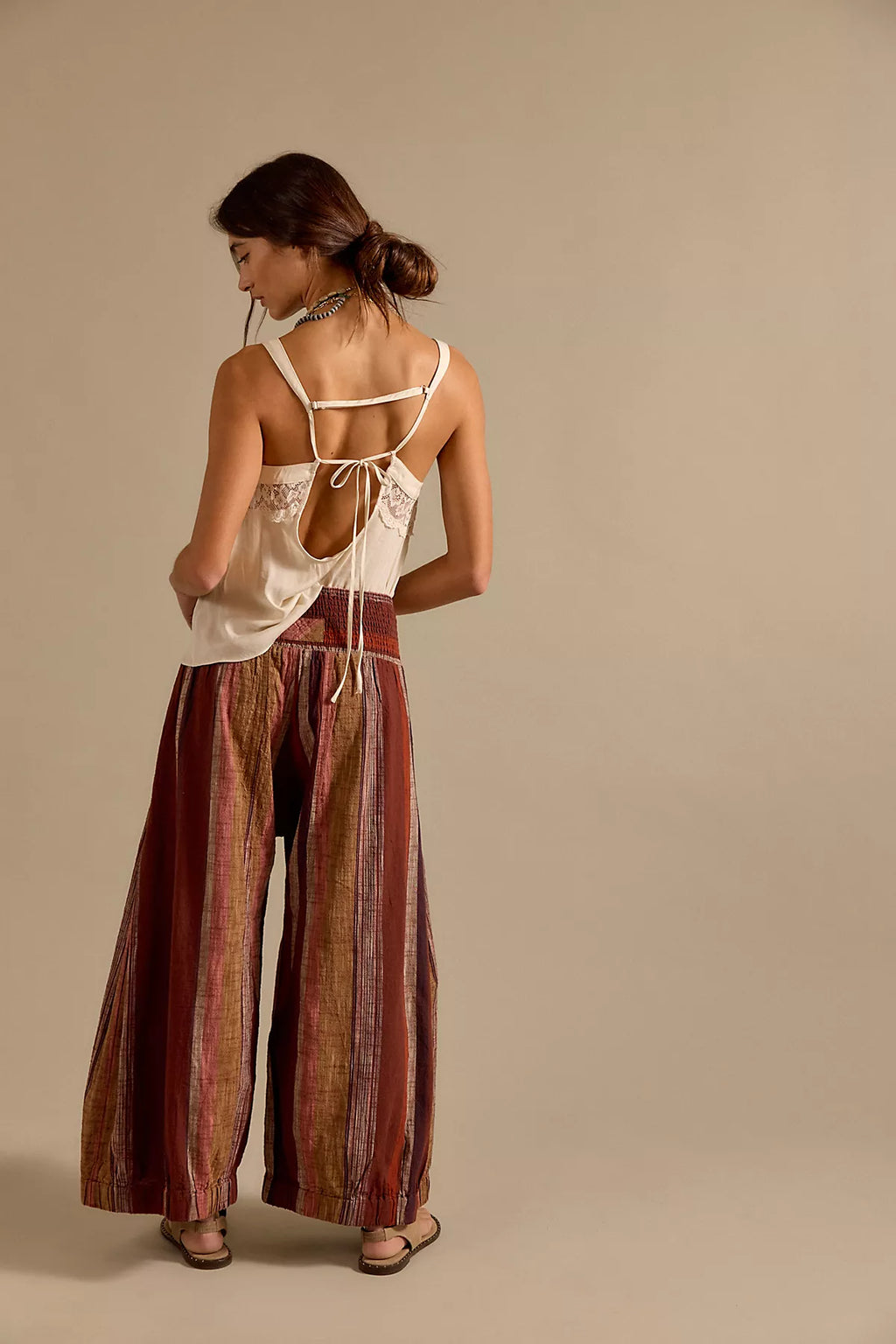 Can't Hide Wide-Leg Pull-On Harem Pants
