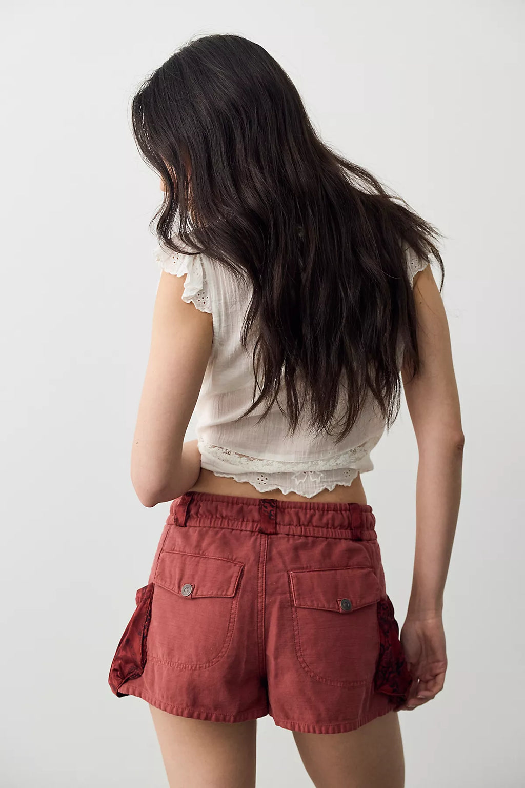 Sabrina Pull-On Scarf Shorts