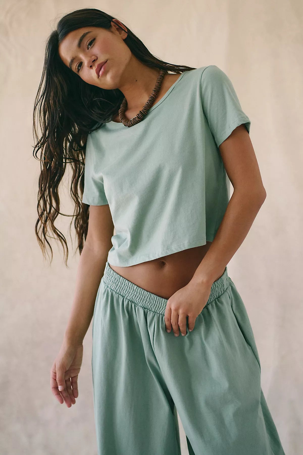 Stella Cotton-Jersey Pant Set