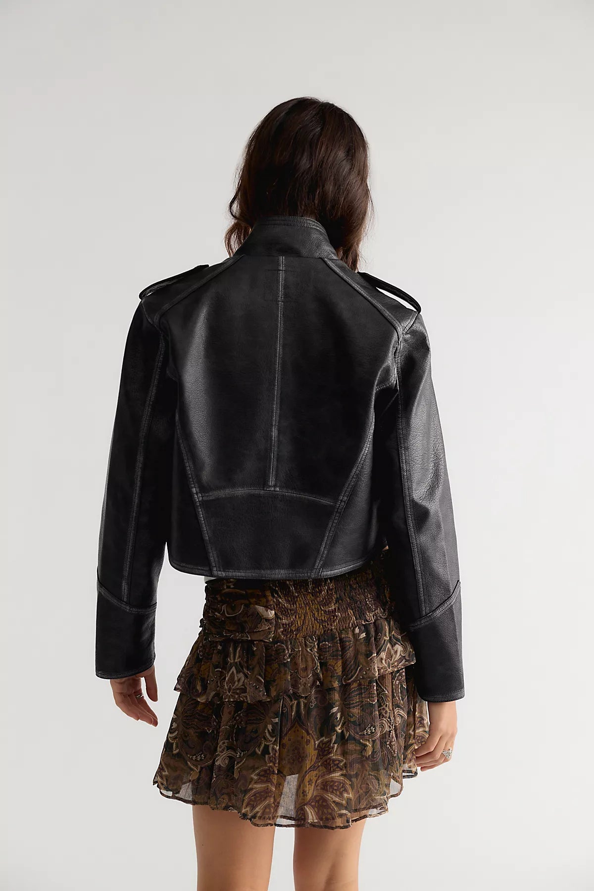 Spell Damask Mini Skirt