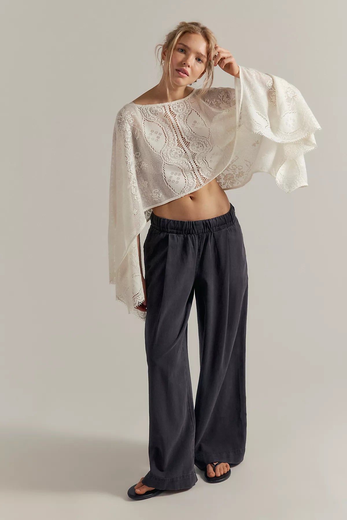 Tidal Moon Low-Rise Pull-On Pants