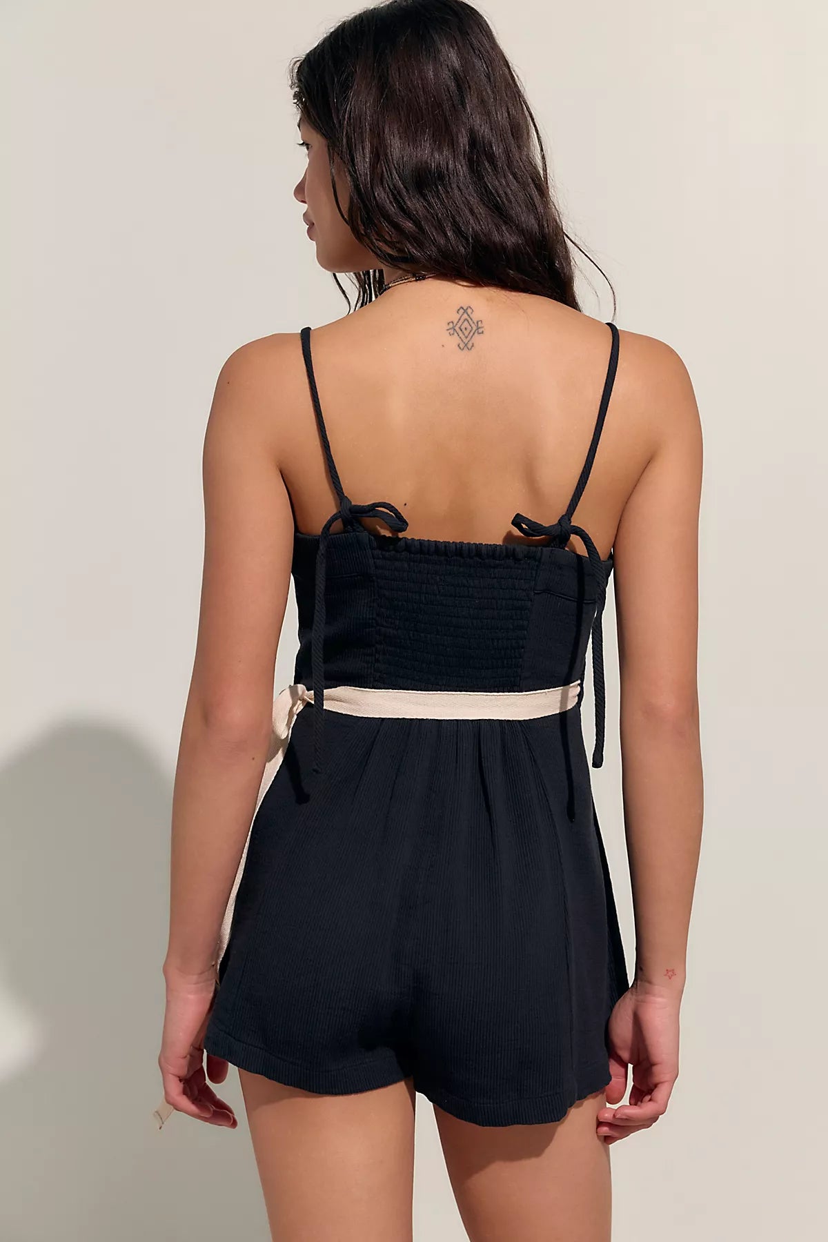 Summer Cotton Rib Romper