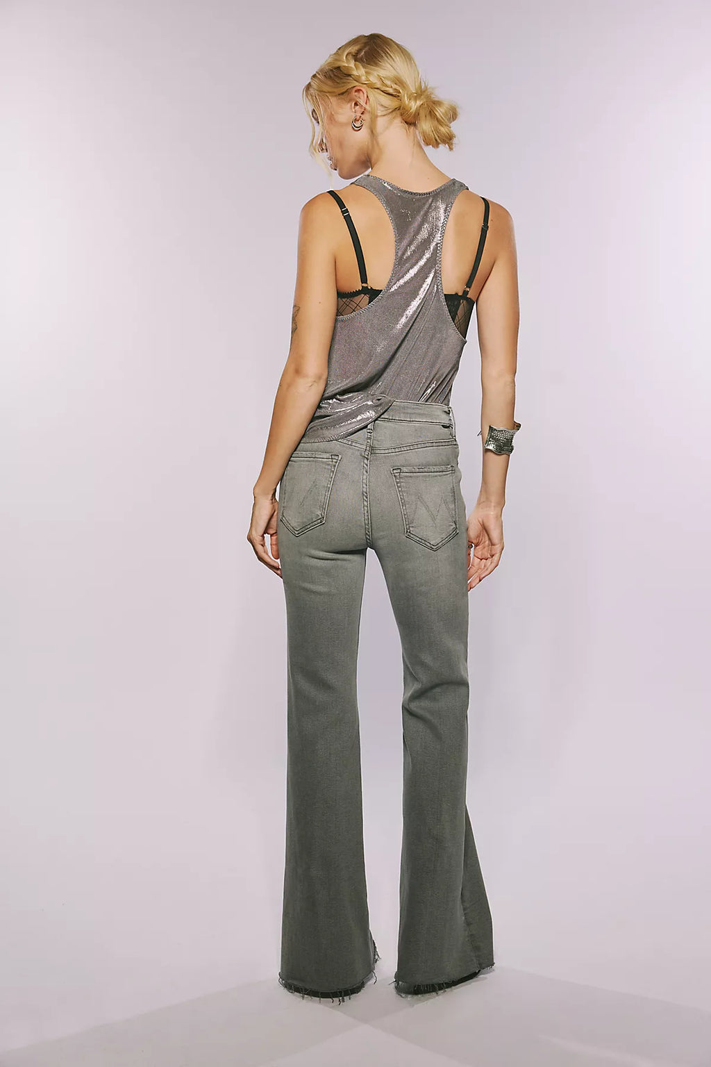 MOTHER The Doozy Sneak High-Rise Flare Jeans