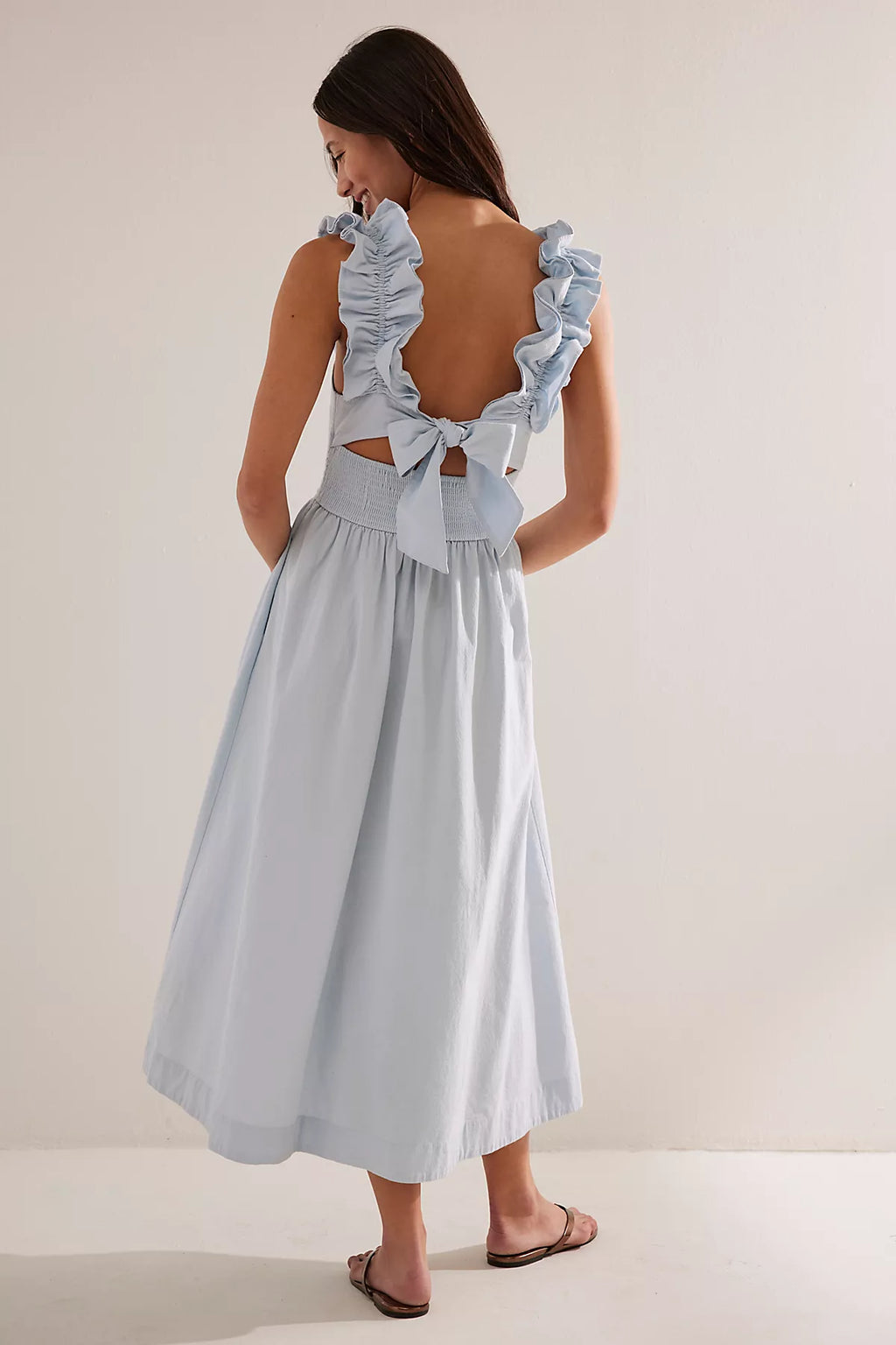 Ruffle It Up Midi Dress
