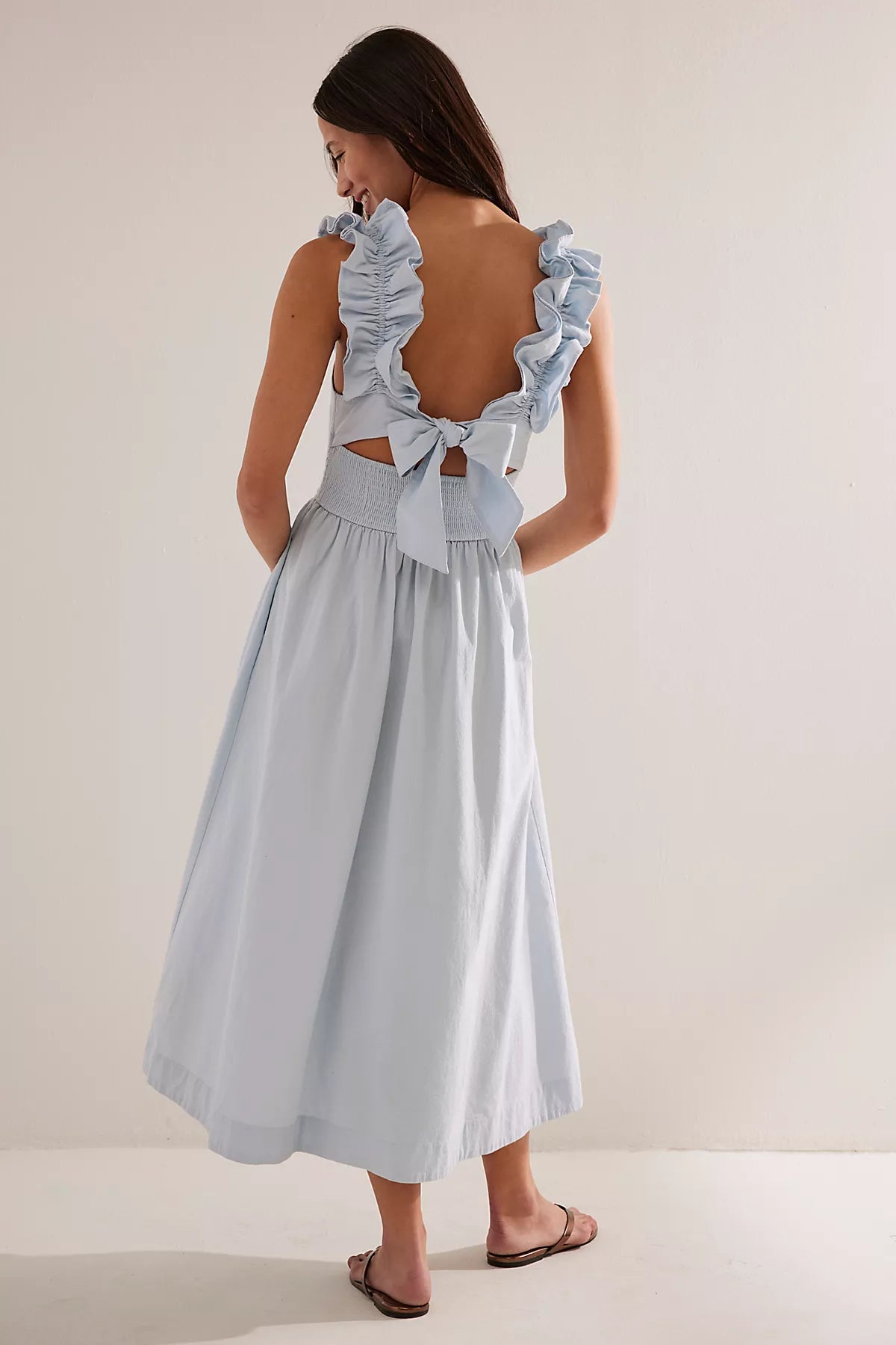 Ruffle It Up Midi Dress