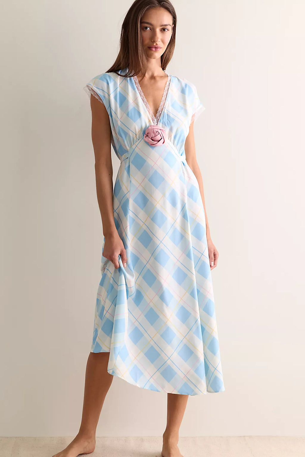 Sleeper Genus Rosa Midi Slip Dress