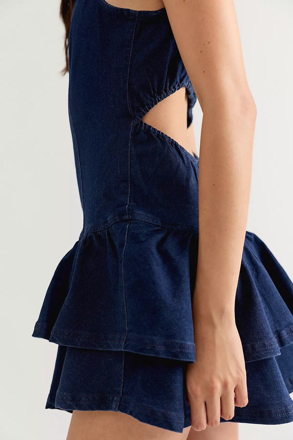 Slow Burn Denim Mini Dress
