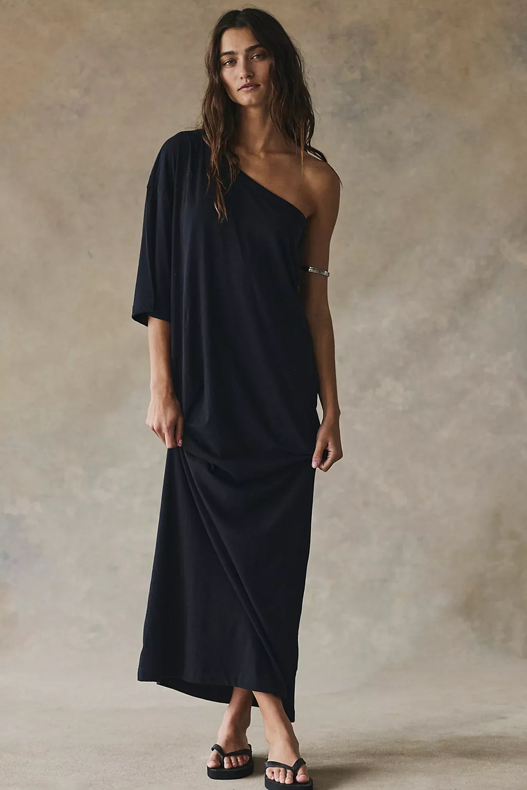 Saltaire Cotton-Jersey Maxi Dress